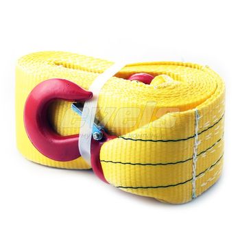 Буксировочный ремень до 8/13тн. 4,5м. (а/м до 4,5т) крюк / крюк Такелаж+