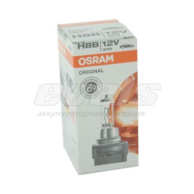 Лампа "OSRAM" 12v H8B 35W (PGJY19-1) — основное фото